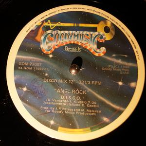 Front Cover Single Anti Rock - D.I.S.C.O.