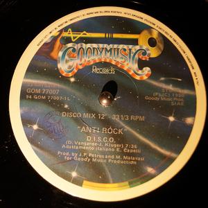 Front Cover Single Anti Rock - D.I.S.C.O.