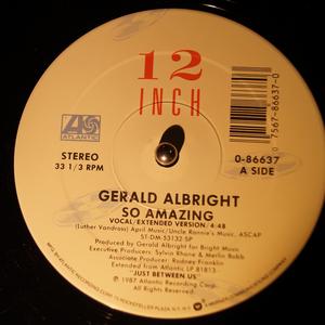 Front Cover Single Gerald Albright - So Amazing