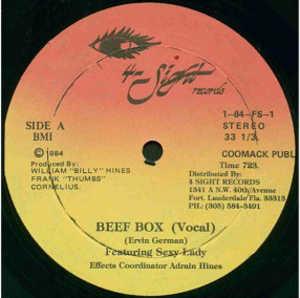 Front Cover Single Ervin German - Beef Box (Feat. Sexy Lady)