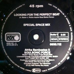 Front Cover Single Afrika Bambaataa - Looking For The Perfect Beat