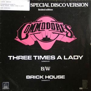 Single Cover Commodores - Three Times A Lady