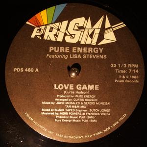 Single Cover Pure Energy - Love Game