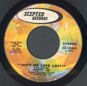 Single Cover Patti - Ain't No Love Lost Jo