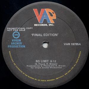 Single Cover Final Edition - No Limit