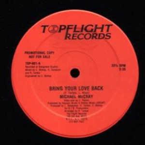 Single Cover Mike - Bring Your Love Back (red Promo) Mccray