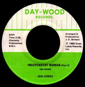 Single Cover Jan - Independent Woman Jones