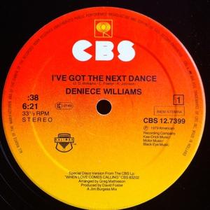 Single Cover Deniece - I've Got The Next Dance Williams