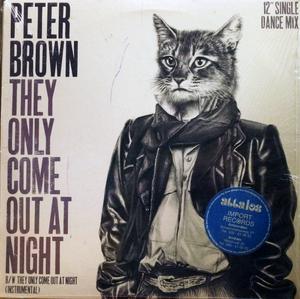 Single Cover Peter - They Only Come Out At Night Brown