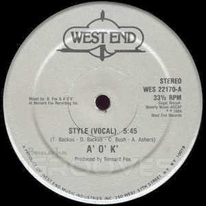 Single Cover A.o.k. - Style