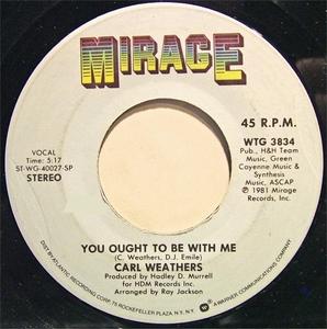 Single Cover Carl - You Ought To Be With Me Weathers