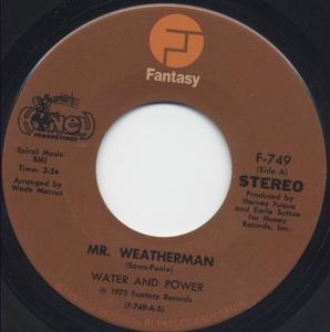 Single Cover Water And Power - Mr. Weatherman