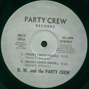 Single Cover D.w. And The Party Crew - Freaky Lover