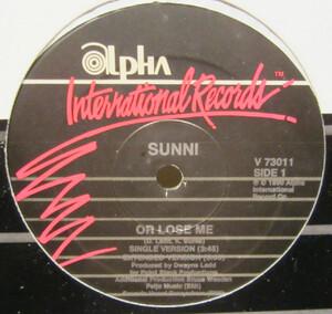 Single Cover Sunni - Or Lose Me (single Version)
