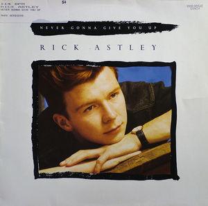 Single Cover Rick - Never Gonna Give You Up Astley