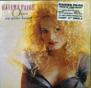 Single Cover Raiana - Open Up Your Heart Paige