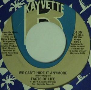 Single Cover Facts Of Life - We Can't Hide It Anymore