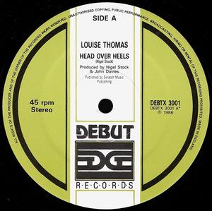 Single Cover Louise - Head Over Heels Thomas