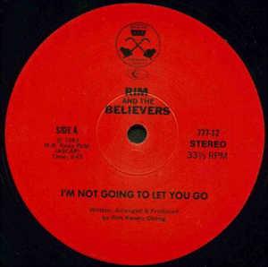 Single Cover Rim And The Believers - I'm Not Going To Let You Go