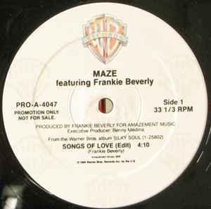 Single Cover Maze - Songs Of Love