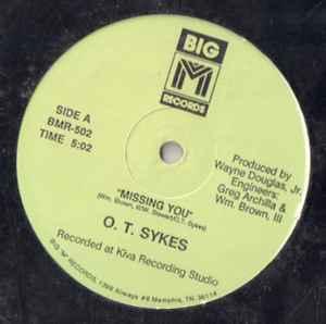 Single Cover O.t. Sykes - Missing You