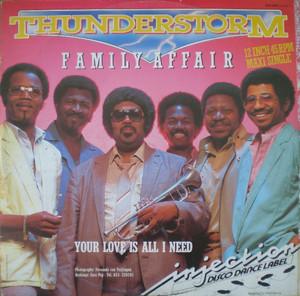 Single Cover Thunderstorm - Family Affair