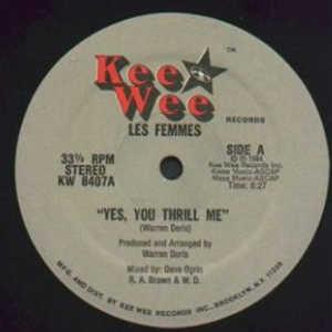 Single Cover You Thrill Me Les Femmes - Yes