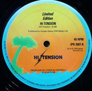 Single Cover Hi Tension - Hi-tension