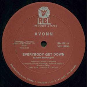 Single Cover Avonn - Everybody Get Down