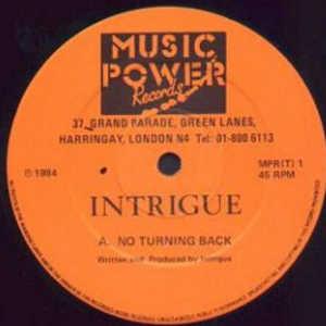Single Cover Intrigue - No Turning Back