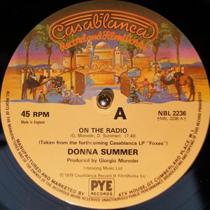 Single Cover Donna - On The Radio Summer