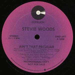 Single Cover Stevie - Ain't That Peculiar Woods