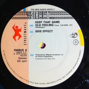 Single Cover Side Effect - Keep That Same Old Feeling