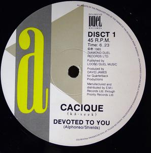 Single Cover Cacique - Devoted To You