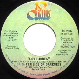 Single Cover Brighter Side Of Darkness - Love Jones