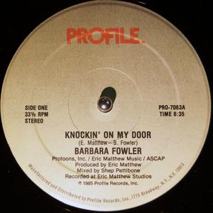 Single Cover Barbara - Knockin' On My Door Fowler