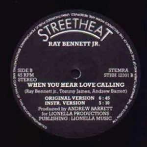 Single Cover Ray - When You Hear Love Calling Bennett Jr.