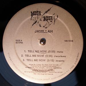 Single Cover Jamillah - Tell Me Now