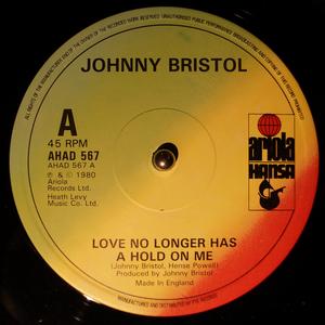 Single Cover Johnny - Love No Longer Has A Hold On Me Bristol
