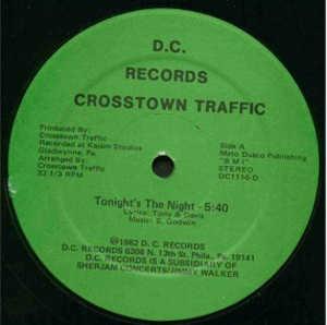 Single Cover Crosstown Traffic - Tonight's The Night