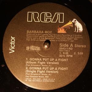 Single Cover Barbara - Gonna Put Up A Fight Roy