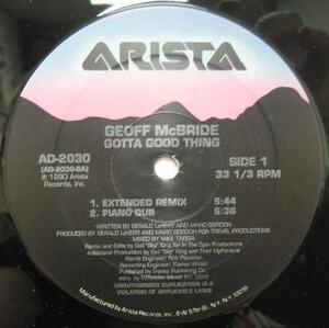Single Cover Geoff - Gotta Good Thing (extended Remix) Mcbride