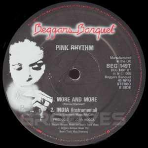 Single Cover Pink Rhythm - More And More