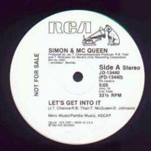 Single Cover Simon And Mcqueen - Let's Get Into It