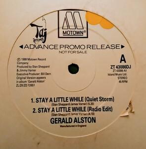 Single Cover Gerald - Stay A Little While (quiet Storm) Alston