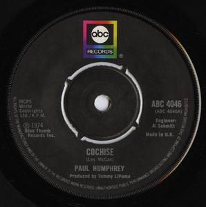 Single Cover Paul - Cochise Humphrey