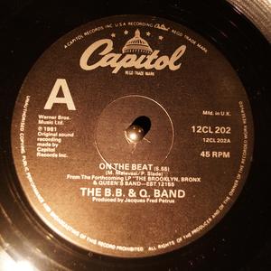 Single Cover B B & Q Band - On The Beat