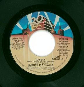 Single Cover Sidney Joe - So Sexy Qualls