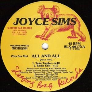 Single Cover Joyce - (you Are My) All And All Sims