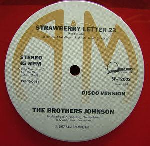 Single Cover The - Strawberry Letter 23 Brothers Johnson